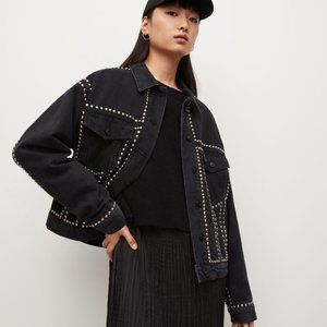 BELLA STUDDED DENIM JACKET